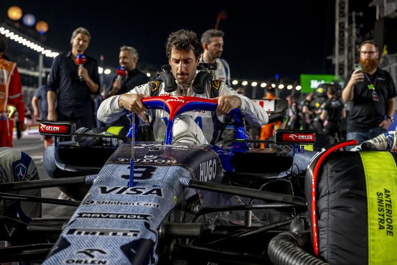 Daniel Ricciardo at the Formula 1 Singapore Grand Prix on Sunday.