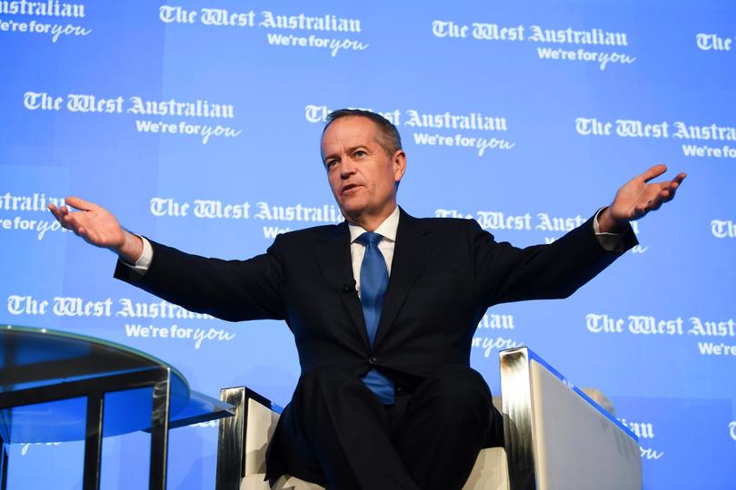 Leadership Matters breakfast with the Hon. Bill Shorten MP, Leader of the Opposition
Picture : Ian Munro The West Australian 15/05/19