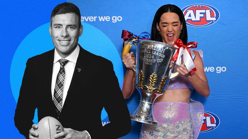 Matthew Richardson told his daughters they could meet Katy Perry on grand final day.