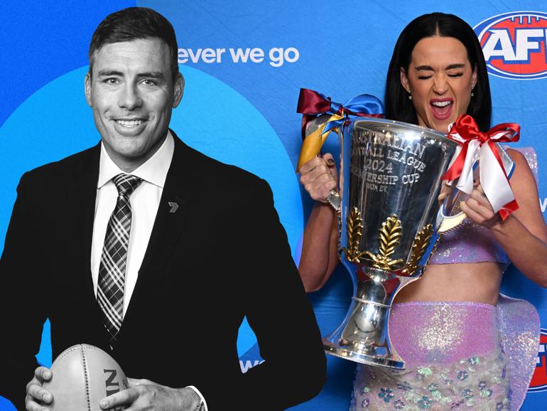 Matthew Richardson told his daughters they could meet Katy Perry on grand final day.