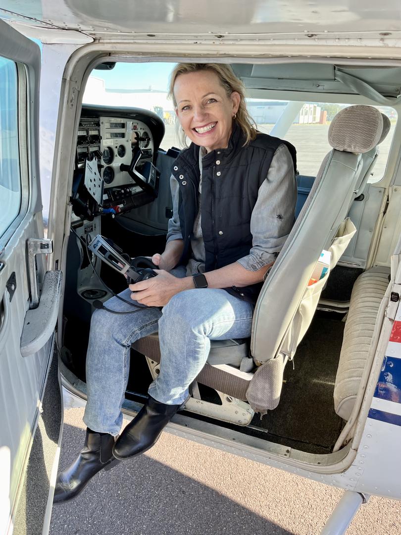 Sussan Ley has acquired her pilot license again so she can fly around her electorate and meet with constituents.