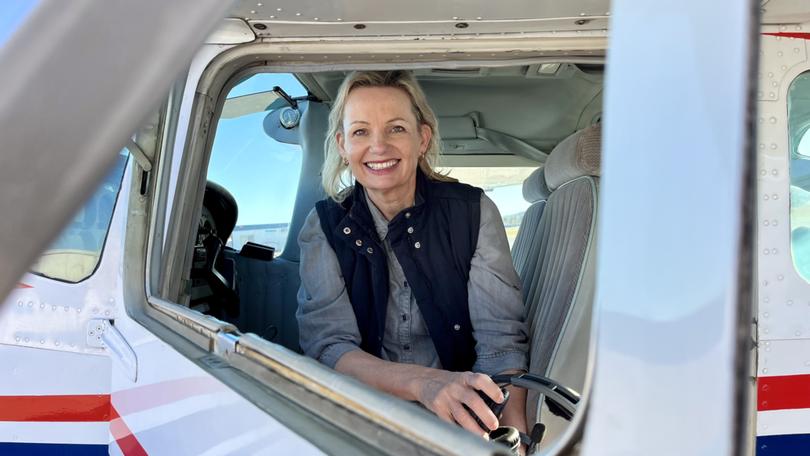 Sussan Ley has acquired her pilot license again so she can fly around her electorate and meet with constituents.