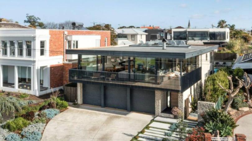 Chris Grant's Williamstown waterfront home at 15 The Strand.