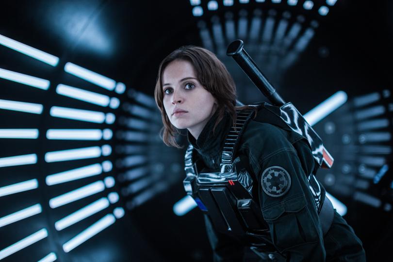 Rogue One: A Star Wars Story..Jyn Erso (Felicity Jones) ..Ph: Jonathan Olley..© 2016 Lucasfilm Ltd. All Rights Reserved.