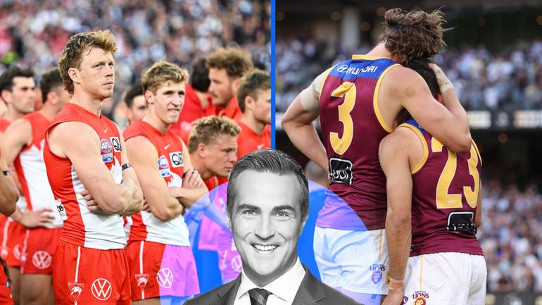 The Swans after the 2022 and the Lions after the 2023 grand final.