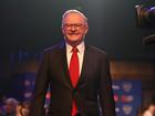 Prime Minister Anthony Albanese arrives during the AFL Grand Final Breakfast at the Melbourne Exhibition and Convention Centre.