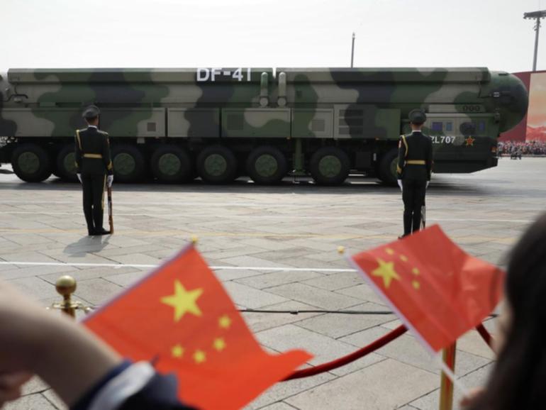 Chinese authorities say the test launch of an intercontinental ballistic missile was successful.