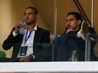 Melbourne's Daniel Arzani (R) watches on during the Australia Cup Final defeat by Macarthur FC. (Morgan Hancock/AAP PHOTOS)