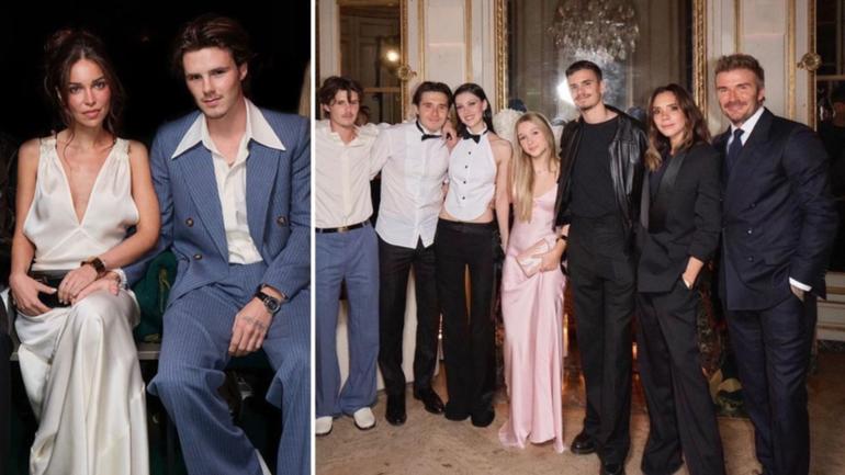 Victoria Beckham accused of ‘cropping’ as son Cruz Beckham debuts age-gap romance.