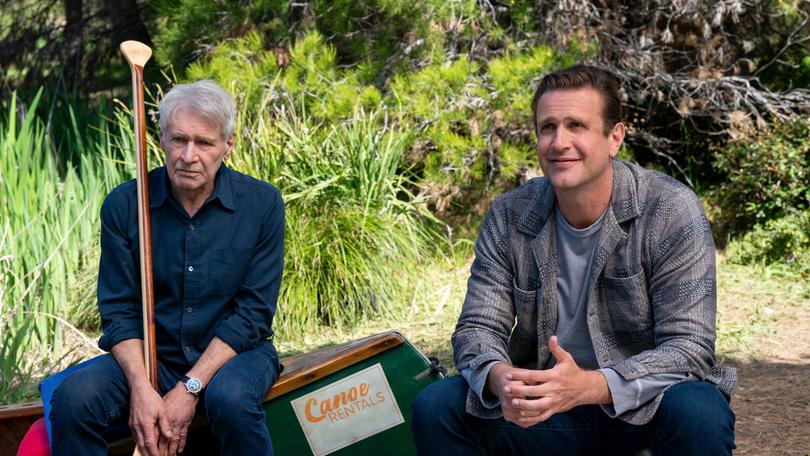 Harrison Ford and Jason Segel in Shrinking season two.