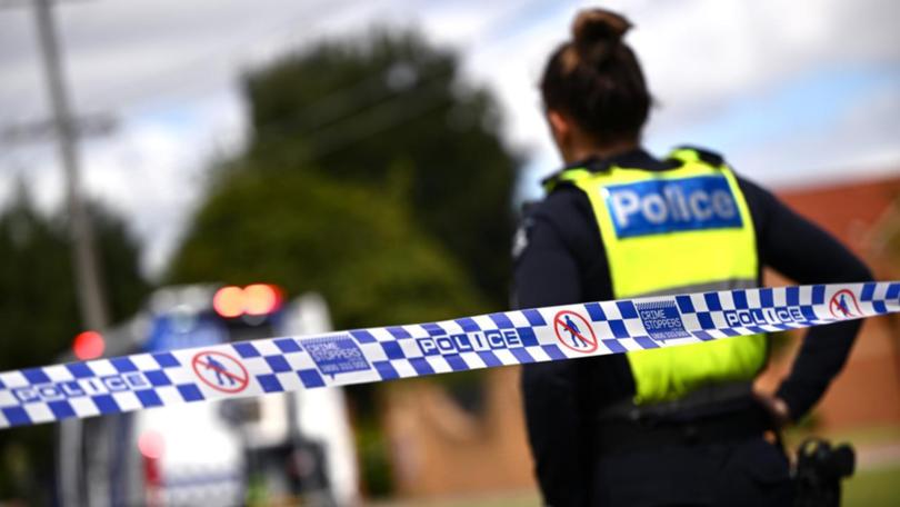 Police allege that a 57-year-old man repeatedly assaulted the victim, stabbing him in the legs and striking him in the head. 