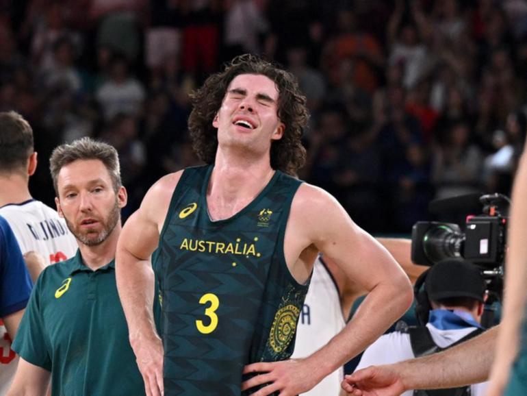 Josh Giddey's ankle injury suffered at the Paris Olympics has stalled his NBA career in Chicago. (Dave Hunt/AAP PHOTOS)