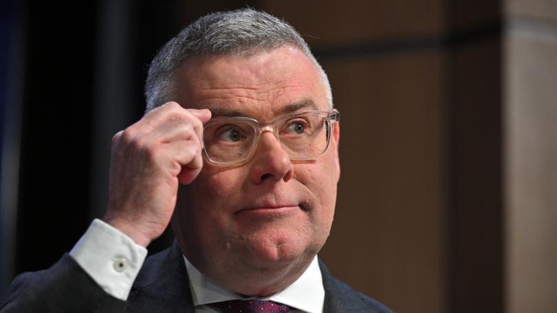 Minister for Employment Murray Watt at the National Press Club in Canberra, Wednesday, September 18, 2024.