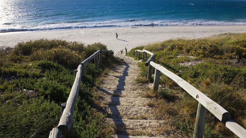 A human bone was found at Cottesloe Beach, Perth.