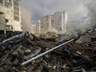 Smoke rises from the site of an Israeli airstrike in Beirut's southern suburb, Lebanon, Tuesday, Oct. 1, 2024. (AP Photo/Hassan Ammar)