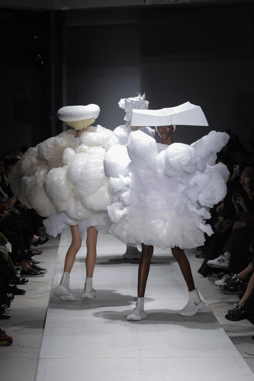 In the clouds at Comme des Garcons. MUST CREDIT: Jonas Gustavsson for The Washington Post