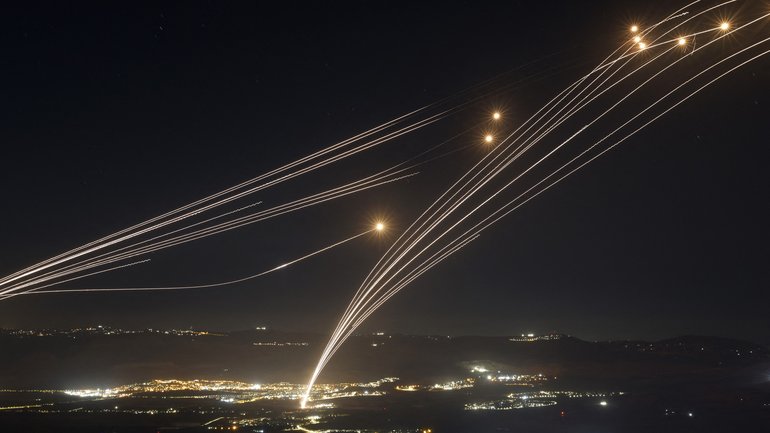 Israel’s famed Iron Dome defence system is coping a barrage of ballistic missiles fired from Iran.