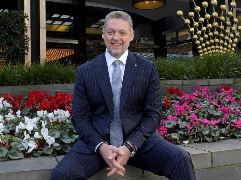 Crown Resorts’ outgoing boss Ciaran Carruthers.