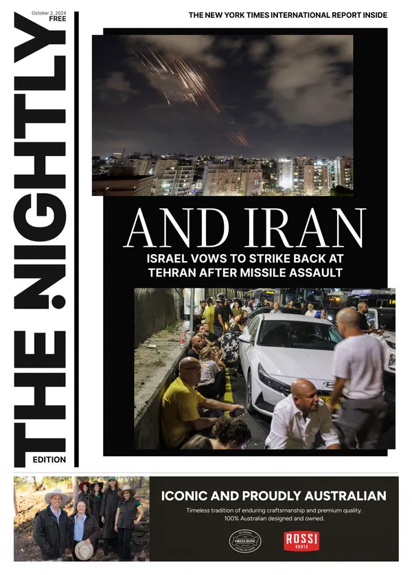 The front page of The Nightly for 02-10-2024