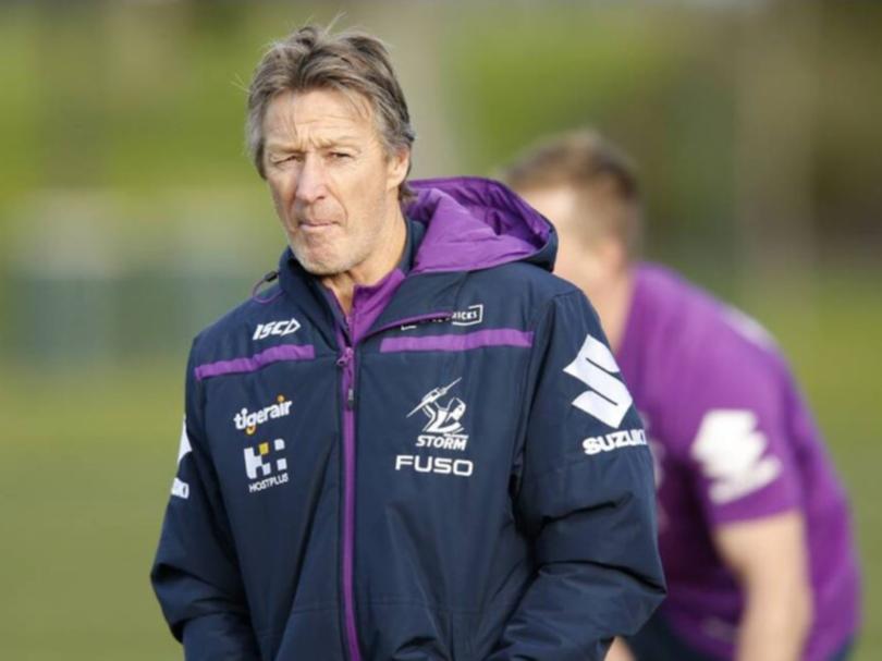 Melbourne Storm coach Craig Bellamy ponders his next property purchase.