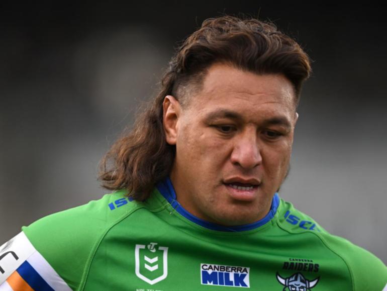 Raiders star Josh Papalii will face court over a late-night incident in Canberra. (Lukas Coch/AAP PHOTOS)