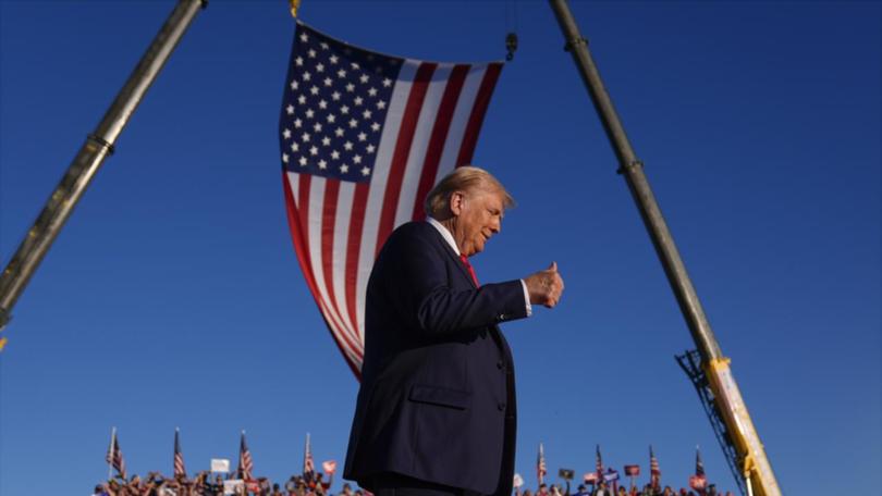 Donald Trump says he felt an obligation to go back to Butler in the US swing state of Pennsylvania. (AP PHOTO)