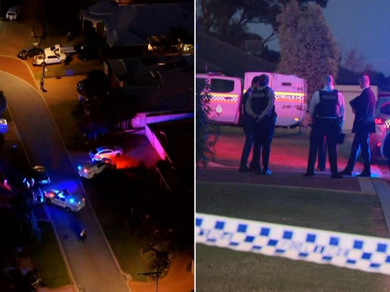 A dog was shot dead after a WA Police officer was injured in a dog attack during a violent arrest at Canning Vale on Saturday.