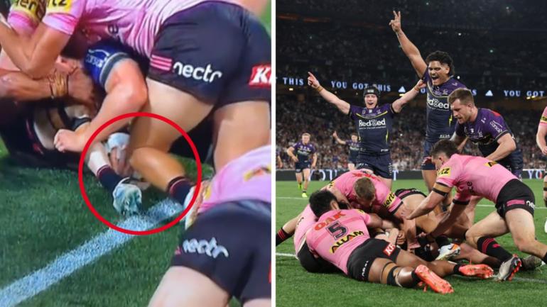 The controversial call in the NRL grand final.