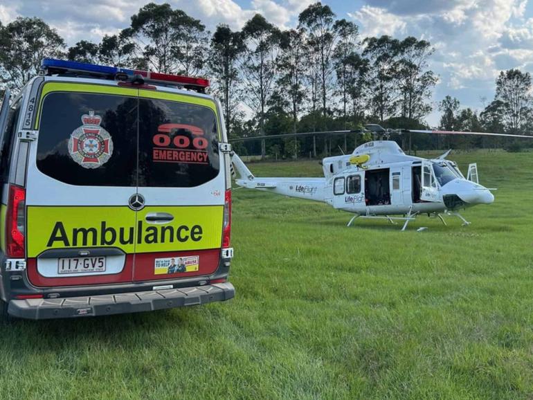 A dog has attacked a man at a campground in Kenilworth on the Sunshine Coast.