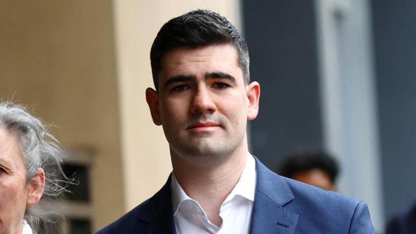 Jacob Hersant has become the first person found guilty of performing the Nazi salute in Victoria. (Con Chronis/AAP PHOTOS)