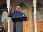 The visa of Professor Khaled Beydoun is under review by the Government after he said October 7 was a day for "celebration" at a pro-Palestine event in Sydney.