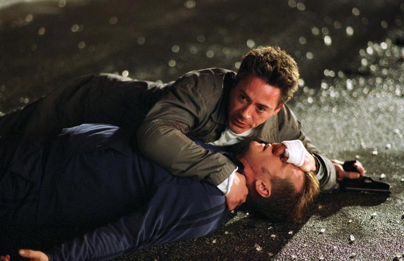 Robert Downey Jr and Val Kilmer in Kiss Kiss Bang Bang.