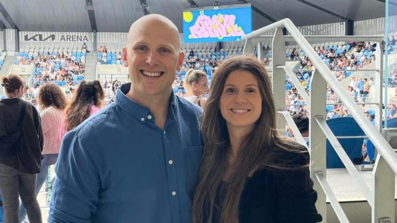 Gary Ablett and his wife Jordan Ablett.