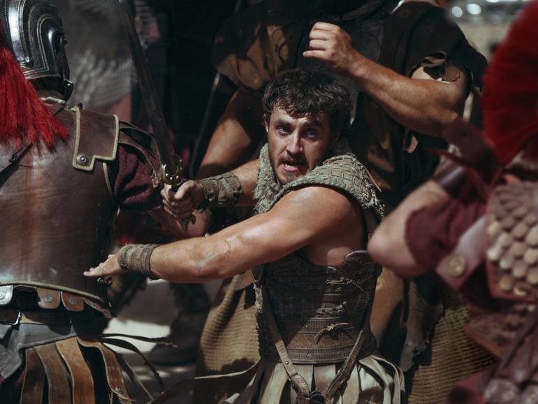 Paul Mescal takes the Gladiator mantle from Russell Crowe.