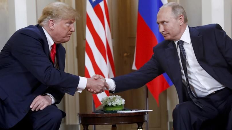 Donald Trump and Russian President Vladimir Putin