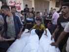 Nearly 42,000 Palestinians have been killed in the Israeli offensive, the Gaza health ministry says. (AP PHOTO)