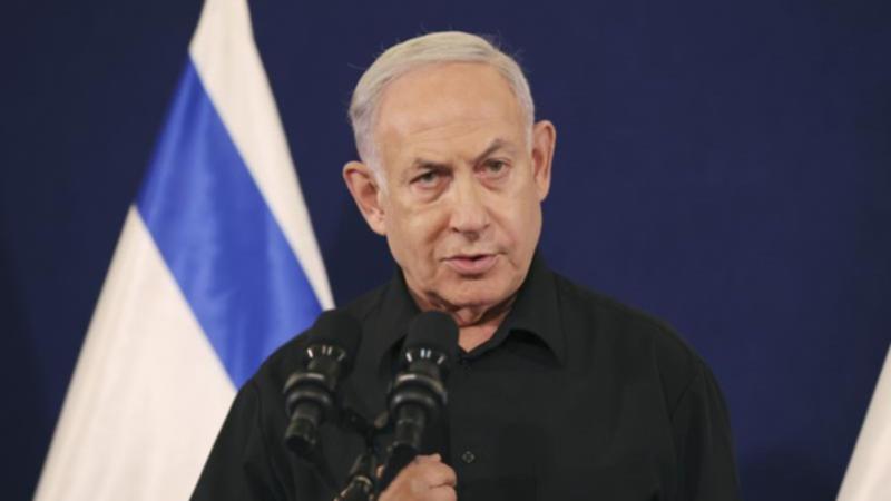 Israeli Prime Minister Benjamin Netanyahu has disbanded his six-strong war cabinet. (AP PHOTO)