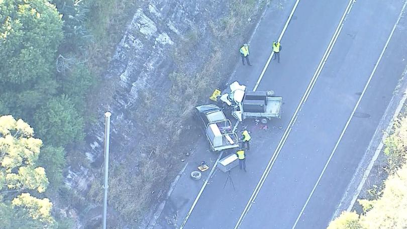 A man has died in a ute crash at Glenmore on Thursday morning.