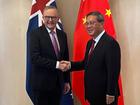 Prime Minister Anthony Albanese meets Chinese Premier Li Qiang on the sidelines of the Association of Southeast Asian Nations summit in Laos.