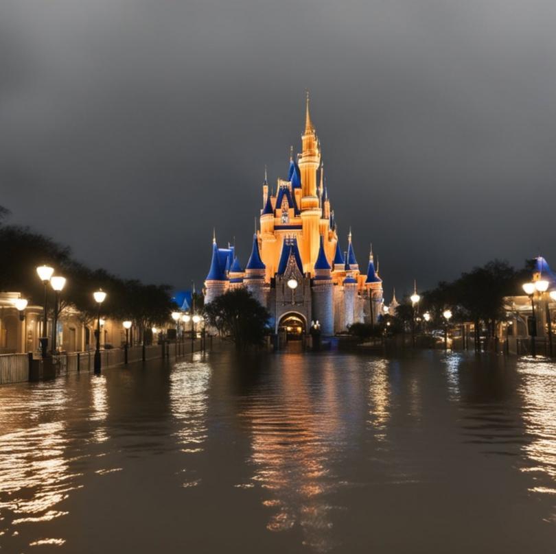 Hurricane Milton has flooded Disney World in Orlando, Florida. 