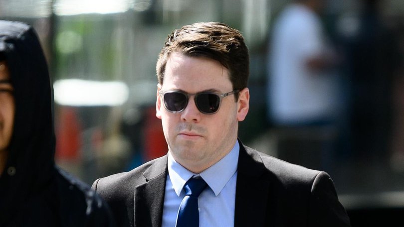 Ex-police officer Joshua Wootton has been handed a community corrections order for stalking a woman. (Steven Markham/AAP PHOTOS)