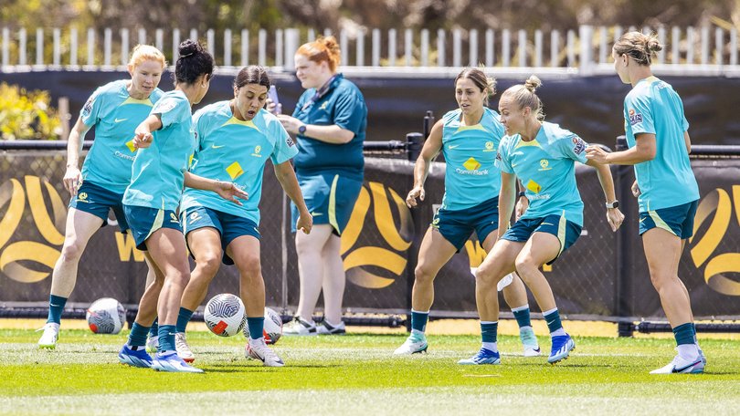 Sam Kerr could return to the Matildas camp despite being injured.