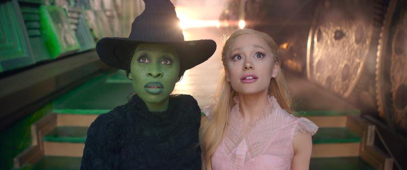 Cynthia Erivo and Ariana Grande in Wicked.