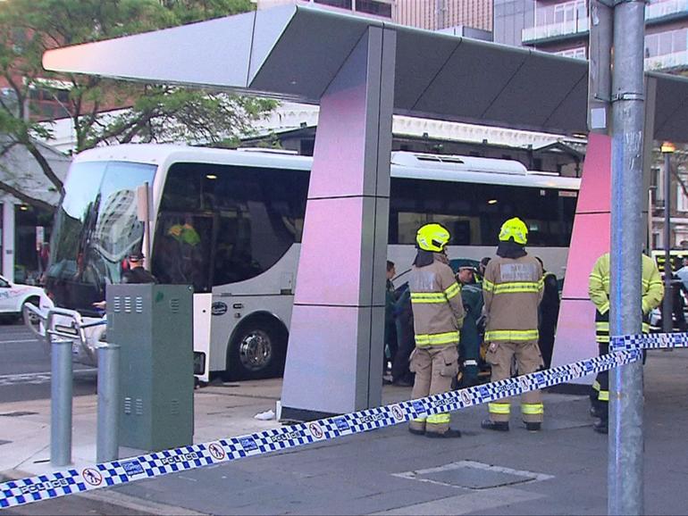 The incident happened on Franklin St in Adelaide city.