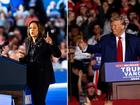 Kamala Harris and Donald Trump are taking different approaches in a tied race. 