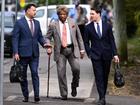 An intimidation charge has been dropped against Kamahl but he's had an AVO imposed for two years. (Steven Markham/AAP PHOTOS)