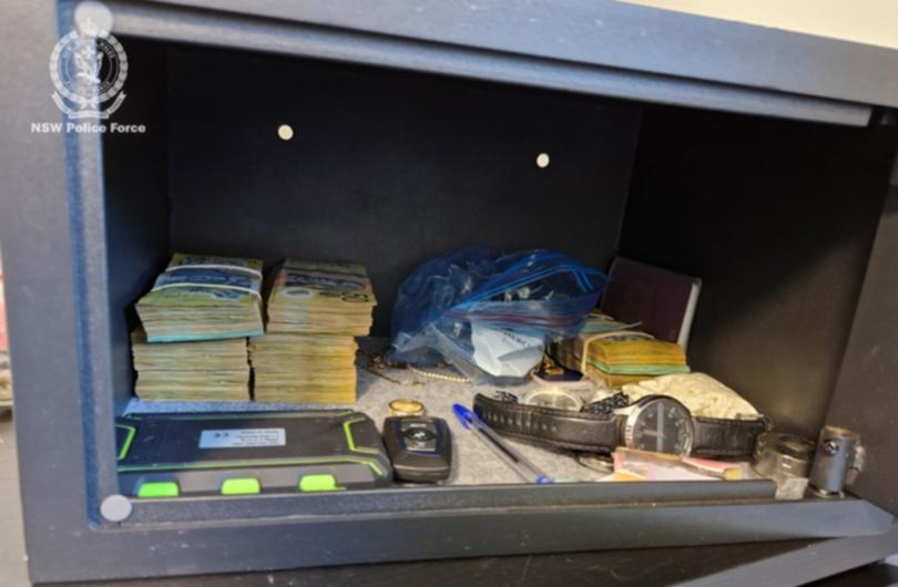 Cash, drugs and guns were seized in the raids.