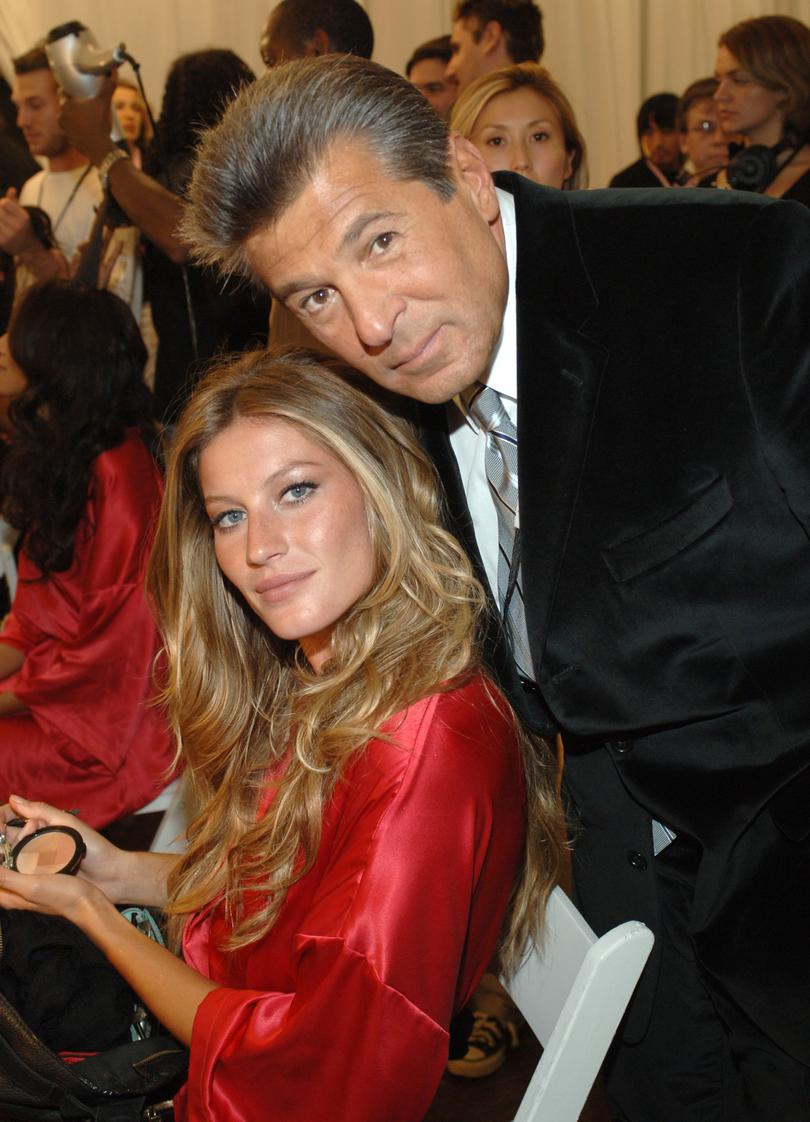 Gisele Bundchen and Ed Razek of Victoria's Secret.