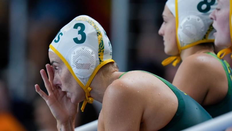 Elle Armit looks on as the Stingers lost the gold medal match.