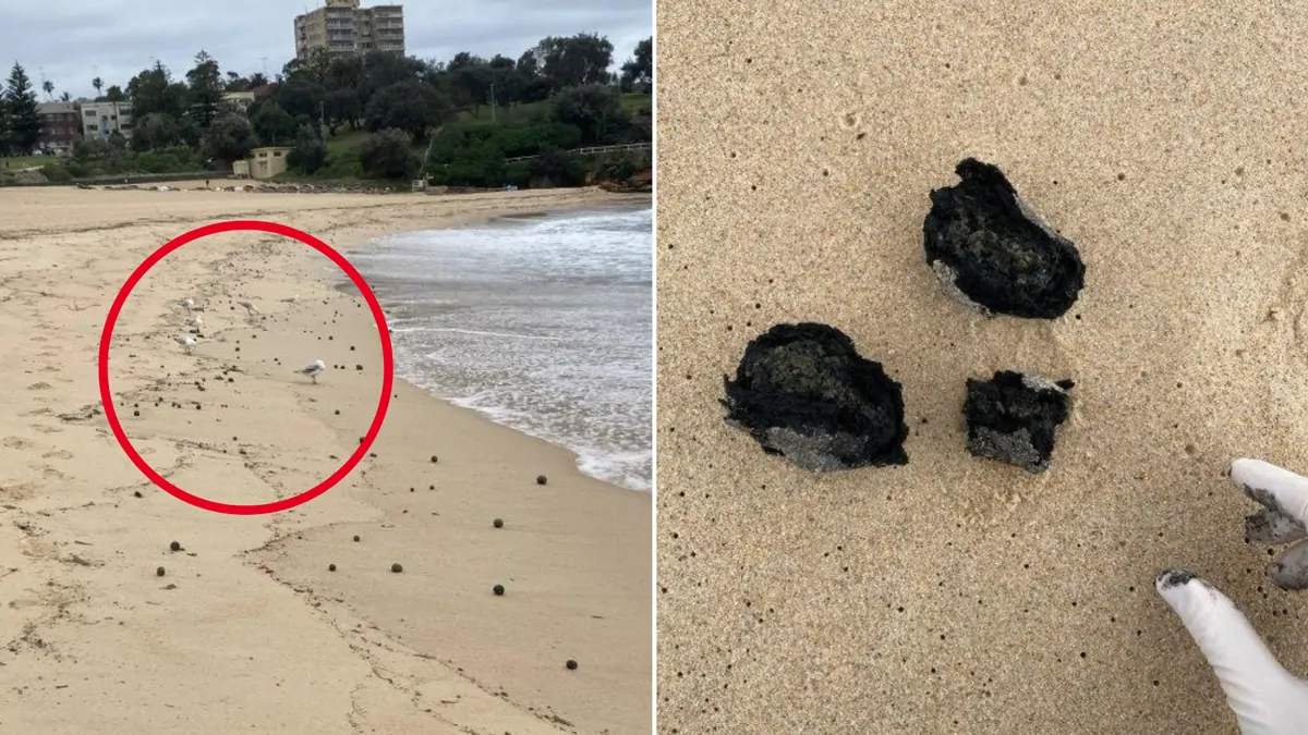 Coogee: Popular Sydney beach closed after mysterious 'dark spheres ...
